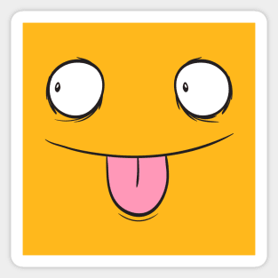 Very Happy face Sticker